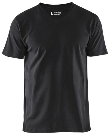 Blåkläder 3360-1029 T-Shirt, V-hals Zwart