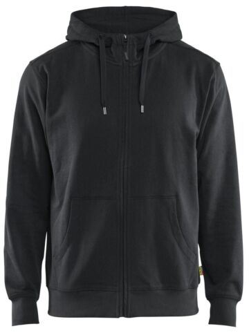 Blåkläder 3366-1158 Hooded Sweatshirt met rits katoen Zwart
