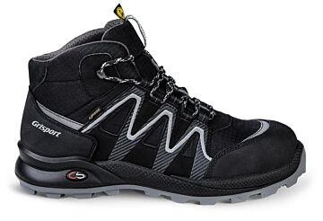 Grisport GTX Line Hoge werkschoen S3 black silver