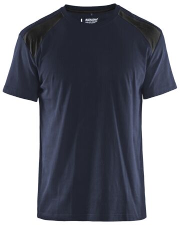 Blåkläder 3379-1030 T-shirt Donker marineblauw/Zwart