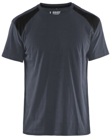 Blåkläder 3379-1042 T-shirt bi-colour Donkergrijs/Zwart