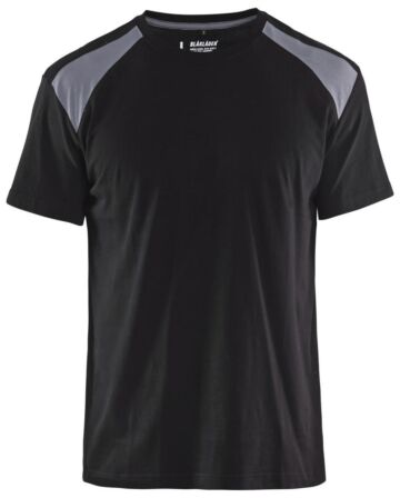 Blåkläder 3379-1042 T-shirt bi-colour Zwart/Grijs