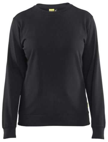 Blåkläder 3405-1158 Dames Sweatshirt katoen Zwart