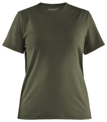Blåkläder 3426-1126 Dames UV-T-shirt Donker Herfstgroen