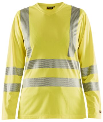 Blåkläder 3485-1013 Dames UV-T-shirt lange mouwen High Vis High Vis Geel