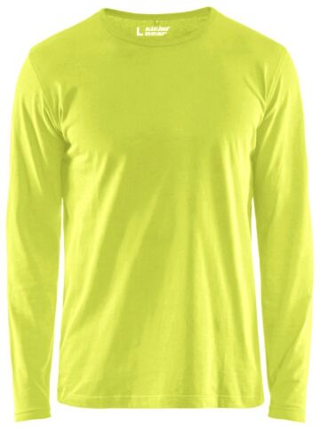 Blåkläder 3500-1042 T-shirt lange mouwen High Vis Geel