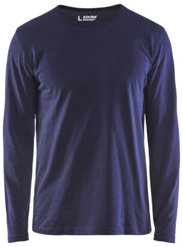 Blåkläder 3500-1042 T-shirt lange mouwen Marineblauw