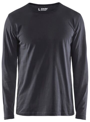 Blåkläder 3500-1042 T-shirt lange mouwen Medium grijs
