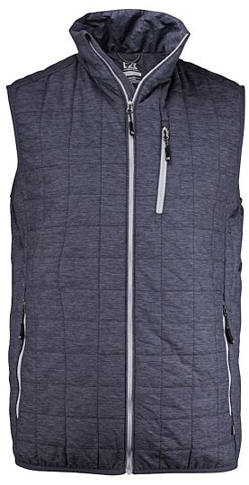 Cutter &amp; Buck Rainier Vest Heren Antraciet Marineblauw