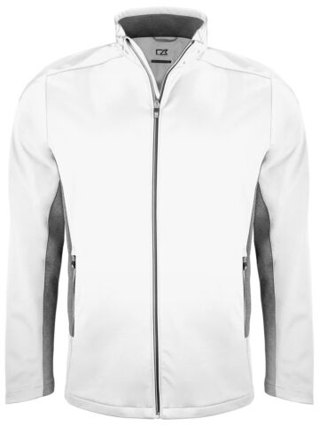 Cutter &amp; Buck Navigate Softshell Jacket Heren Wit