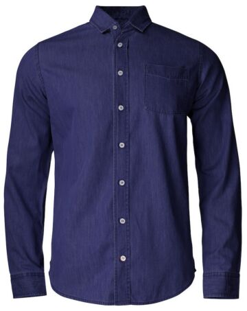 Cutter & Buck Ellensburg Denim Shirt Heren dark indigo