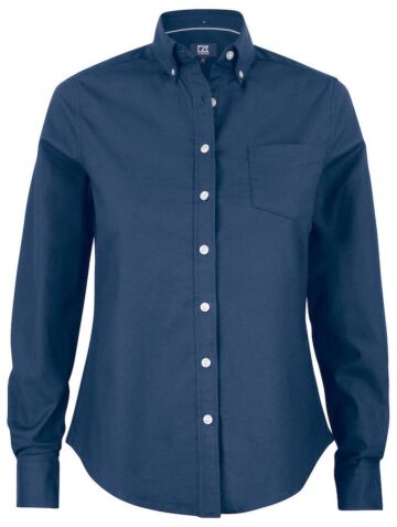 Cutter & Buck Hansville Shirt Dames Blauw Oxford
