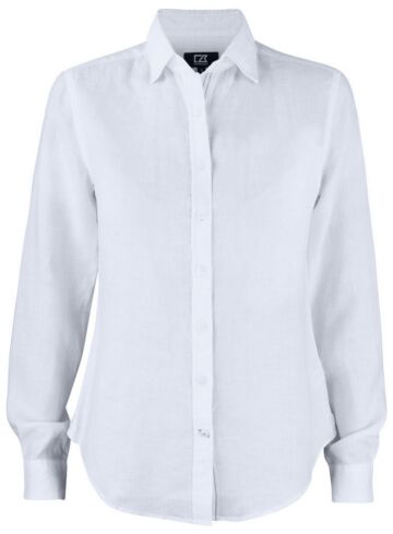 Cutter & Buck Summerland Linen Shirt Dames Wit