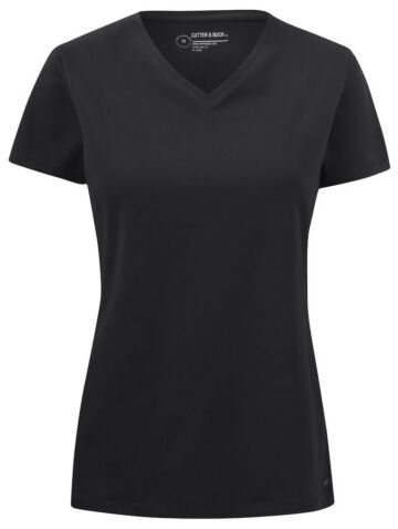 Cutter &amp; Buck Manzanita T-Shirt Dames Zwart