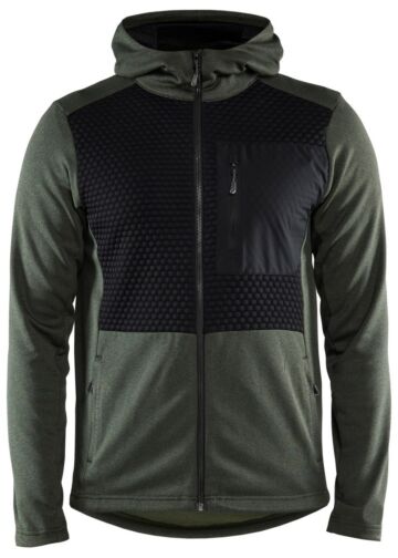 Blåkläder 3540-2533 Hooded sweatshirt met rits Herfstgroen/Zwart
