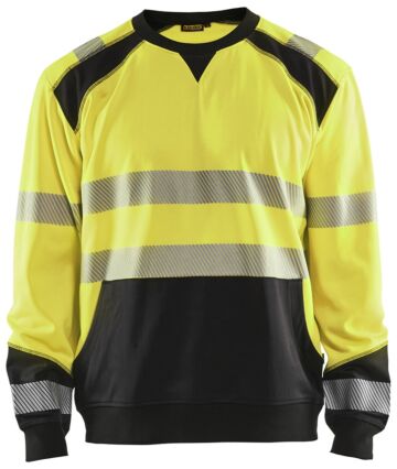 Blåkläder 3541-2528 Sweatshirt High Vis High Vis Geel/Zwart