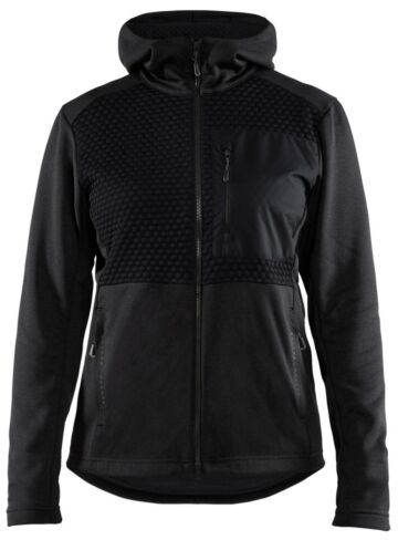 Blåkläder 3542-2526 Dames Hooded sweatshirt met rits Zwart
