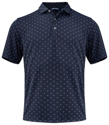 Cutter & Buck Virtue Polo Printed Heren Dark Navy
