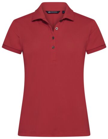 Cutter & Buck Virtue Polo Solid Dames Rood