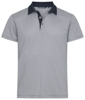 Cutter & Buck Virtue Polo Stripe Heren Dark Navy
