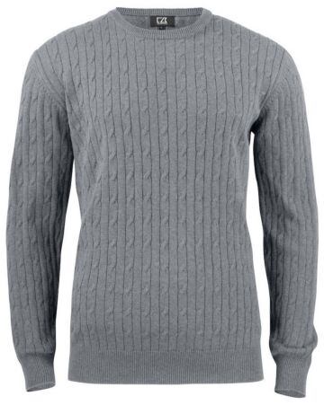 Cutter & Buck Blakely Knitted Sweater Heren Grijs
