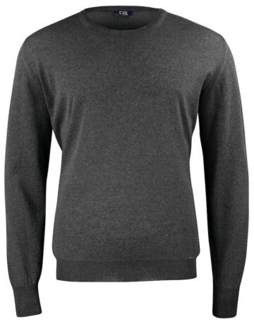 Cutter & Buck Kennewick Cn Sweater Heren Antraciet Melange