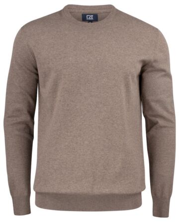 Cutter & Buck Oakville Crewneck Heren Nougat Melange