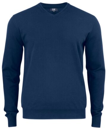 Cutter & Buck Oakville V-Neck Heren Donker Marineblauw