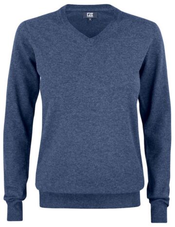 Cutter & Buck Oakville V-Neck Dames Marineblauw