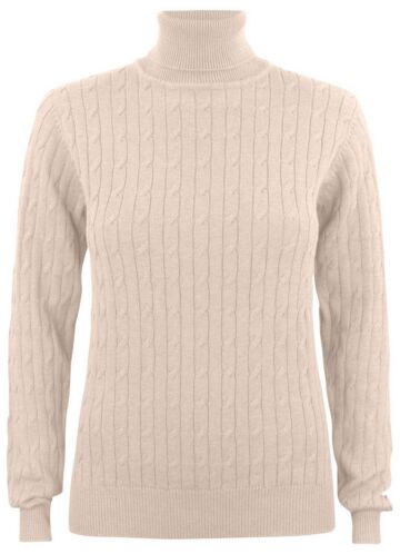 Cutter & Buck Blakely Rollerneck Dames Zand