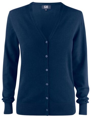 Cutter & Buck Oakville Cardigan Dames Donker Marineblauw