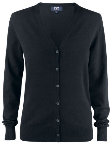 Cutter & Buck Oakville Cardigan Dames Zwart