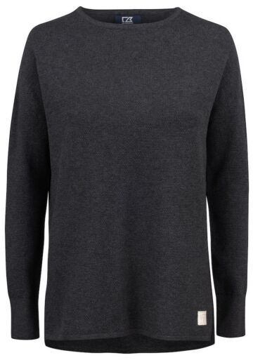 Cutter & Buck Carnation Sweater Dames Antraciet Melange
