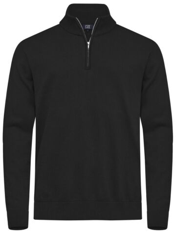 Cutter & Buck Oakville Half Zip Sweater Heren Zwart