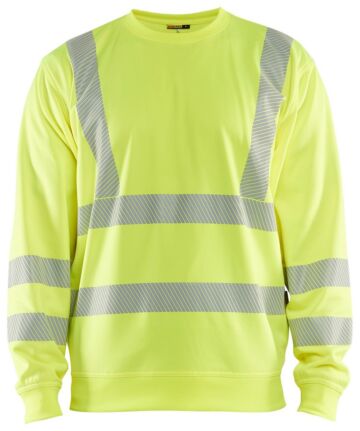 Blåkläder 3562-2538 Sweatshirt High vis High Vis Geel