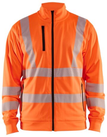 Blåkläder 3563-2538 Sweatshirt met rits High Vis High Vis Oranje