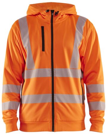 Blåkläder 3565-2538 Hooded sweatshirt met rits High Vis High Vis Oranje
