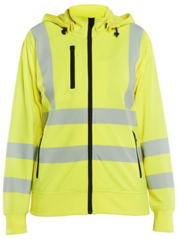 Blåkläder 3574-2538 Dames Sweatshirt met afneembare capuchon High Vis High Vis Geel