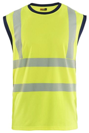 Blåkläder 3575-1013 Mouwloos onderhemd High Vis High Vis Geel/Marineblauw