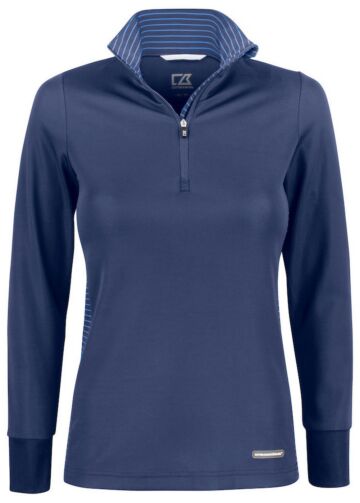 Cutter & Buck Traverse Half Zip Dames Donker Marineblauw