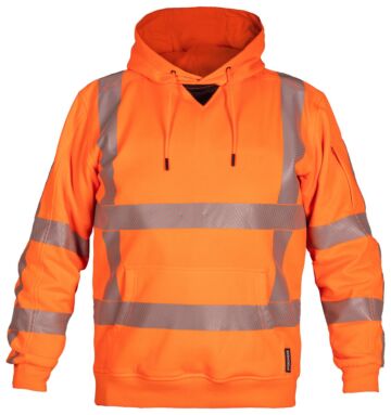 Hydrowear hooded sweater Tenerife RWS Fluor Oranje