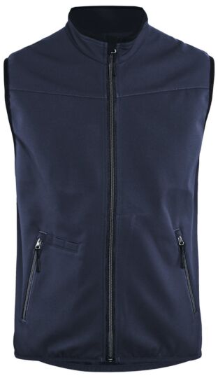 Blåkläder 3850-2516 Softshell bodywarmer Donker marineblauw/Zwart