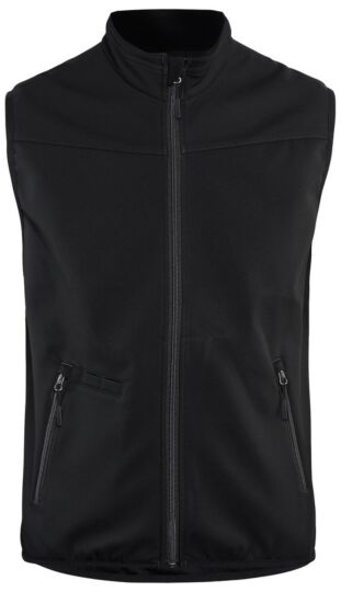 Blåkläder 3850-2516 Softshell bodywarmer Zwart/Donkergrijs