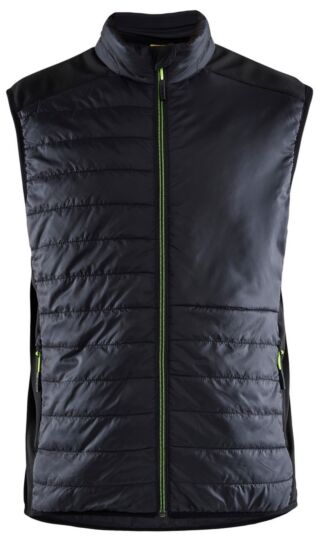 Blåkläder 3863-2030 Gevoerde bodywarmer Zwart/High Vis Geel