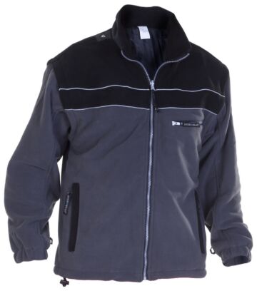 Hydrowear Kiel Fleecejack Zwart/Grijs