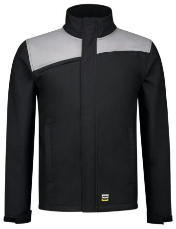 Tricorp 402021 Softshell Bicolor Naden Zwart/Grijs