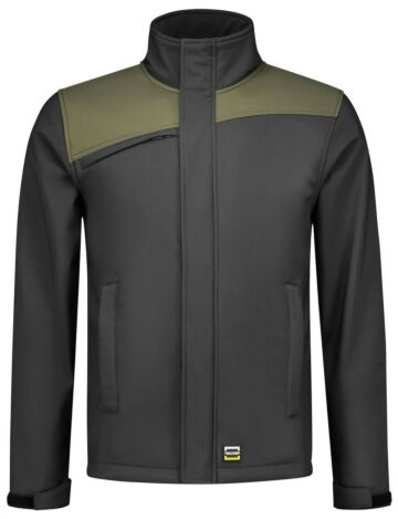 Tricorp 402021 Softshell Bicolor Naden Donkergrijs/Leger
