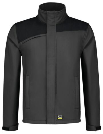 Tricorp 402021 Softshell Bicolor Naden Donkergrijs/Zwart