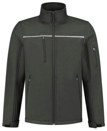 Tricorp 402701 Softshell Luxe Rewear Donkergrijs