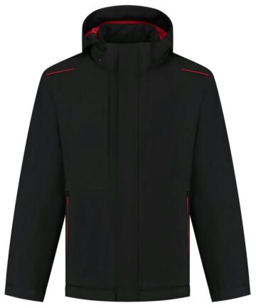 Tricorp 402703 Winter Tech Shell Accent Zwart/Rood